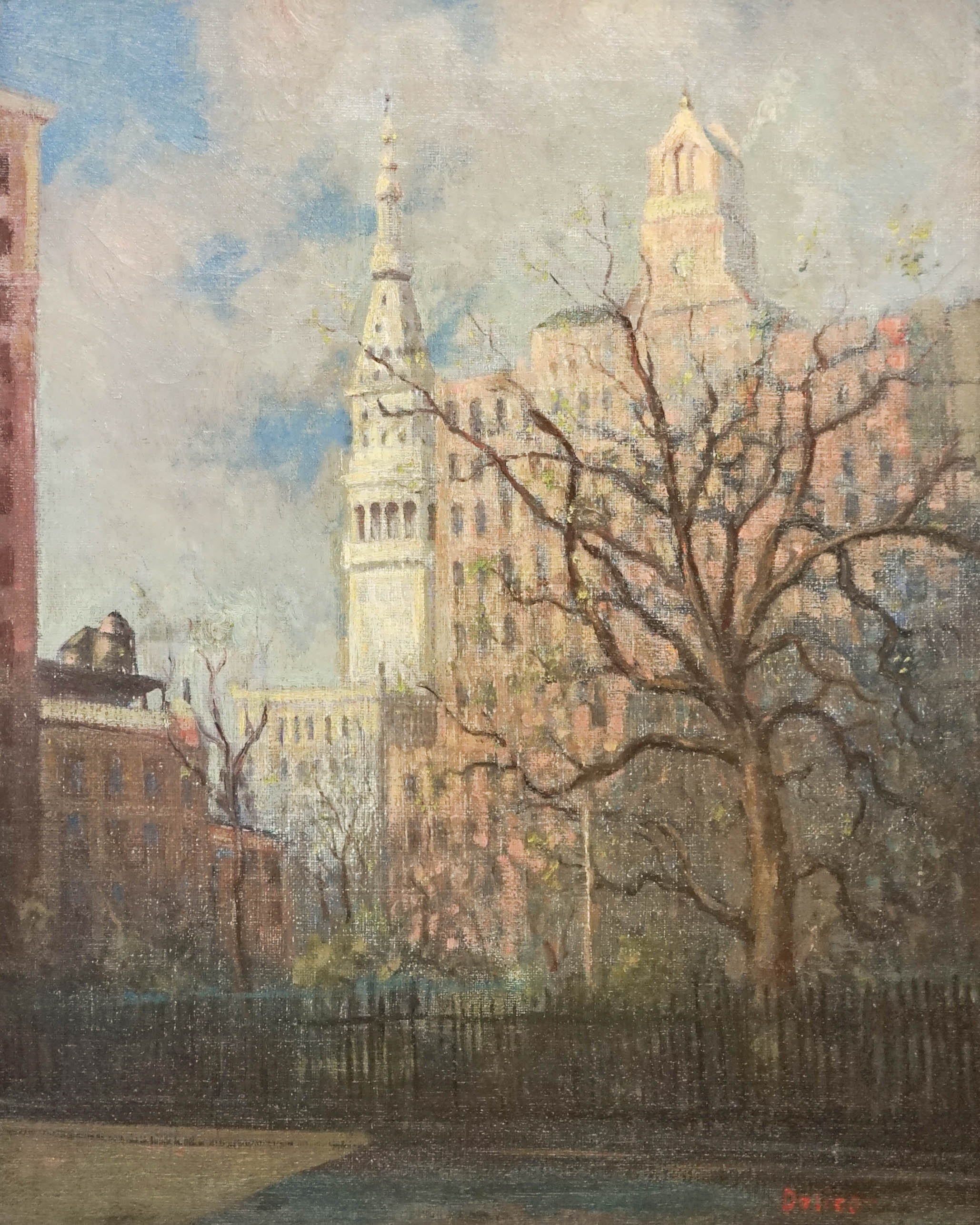 Leon Dolice (New York 1892-1960) Oil Painting