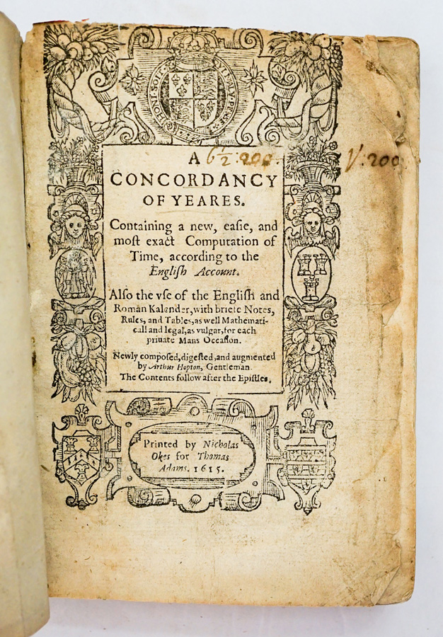 A Concordancy of Yeares 1615