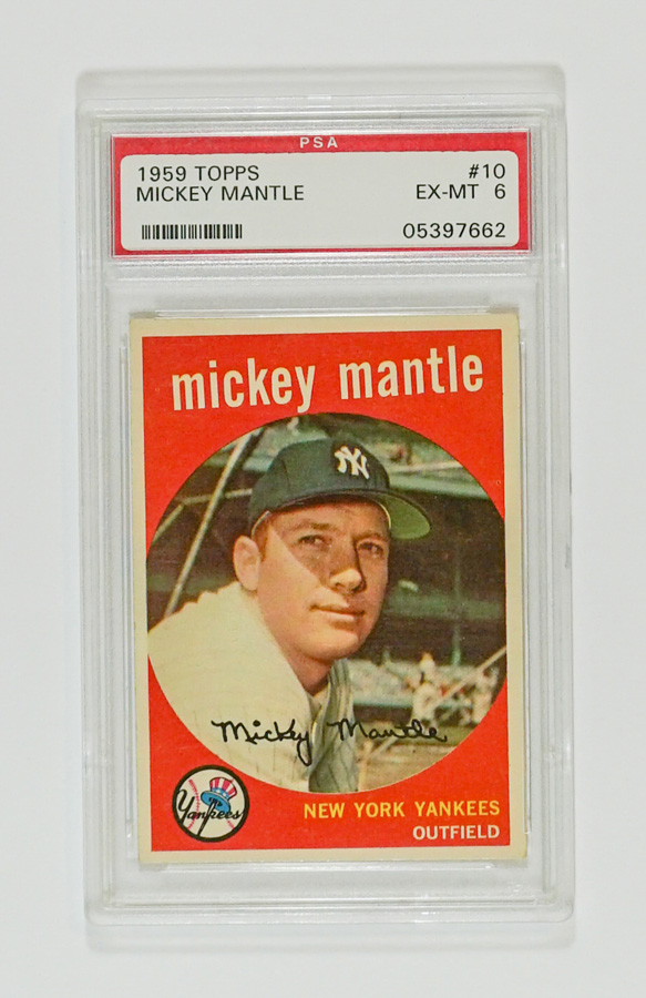 1959 Topps Mickey Mantle #10 PSA 6 EX-MT