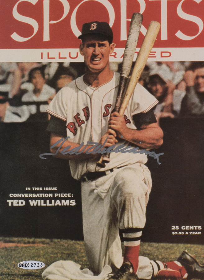 Ted Williams Signed Cover Upper Deck Authenticated