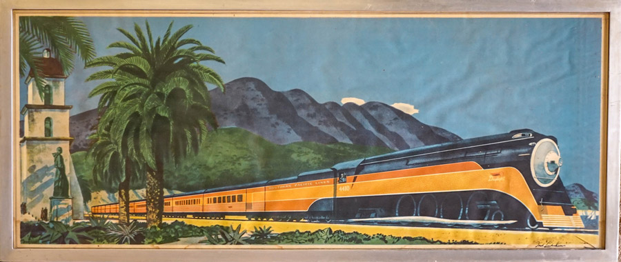 Fred Ludekens Southern Pacific Lines Lithograph
