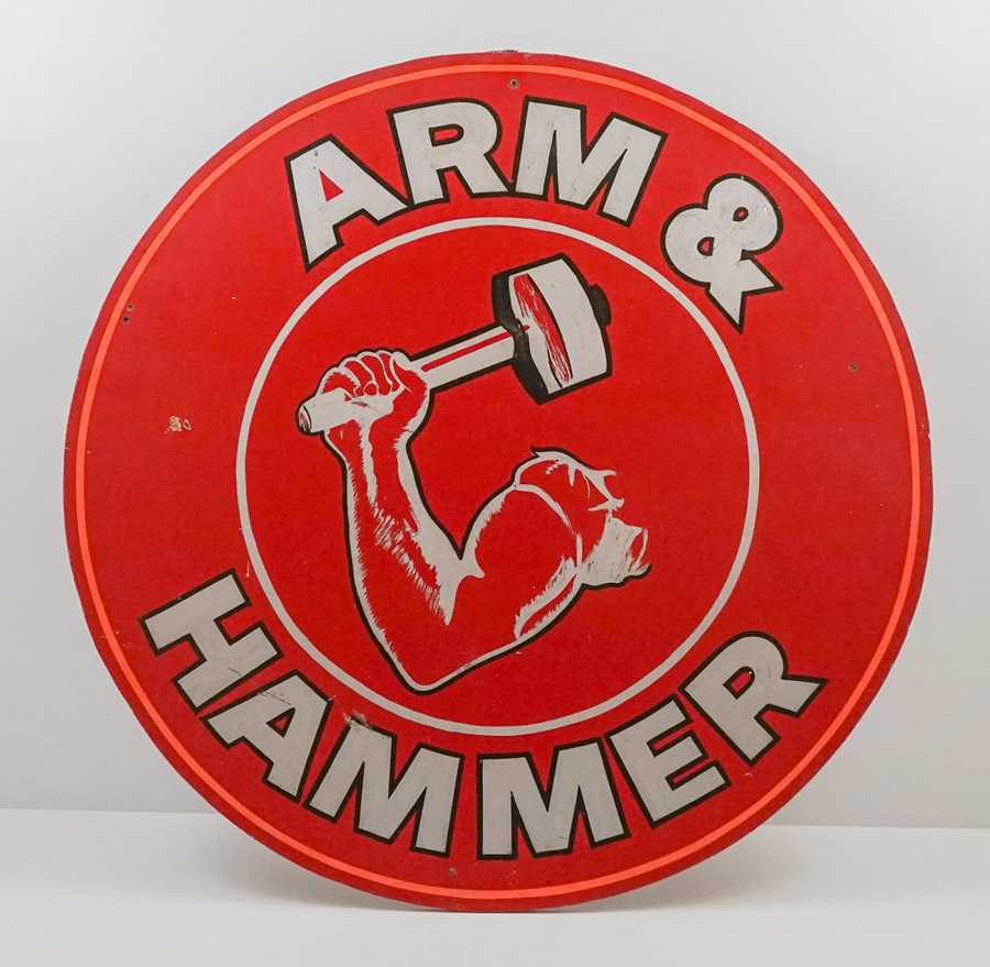 Arm & Hammer Vintage Hand Painted Sign