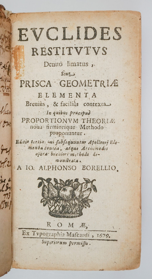 Euclides Restitutus Denuo Limatus - Latin