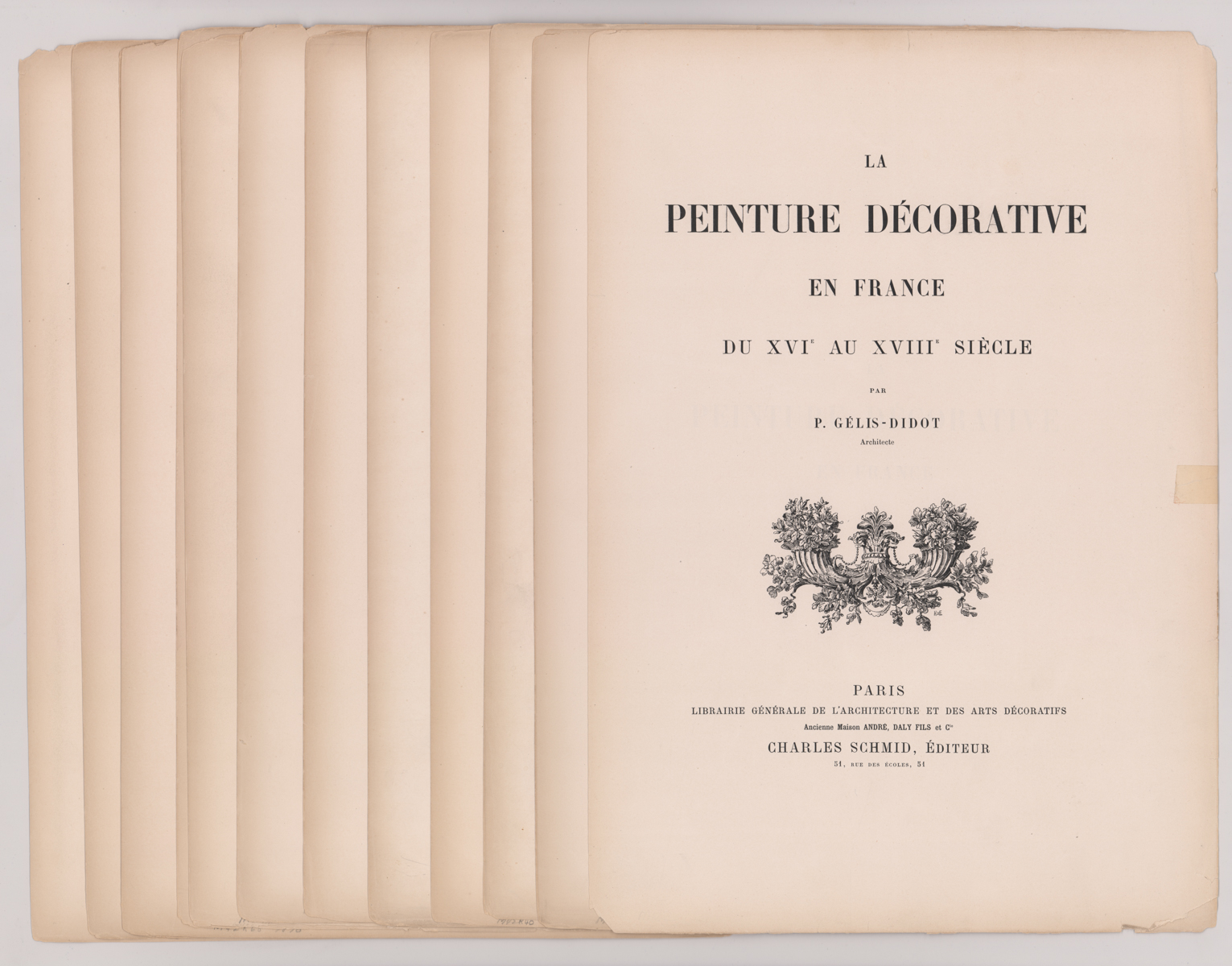 La Peinture Decorative Plates 1870 (Grp/12)