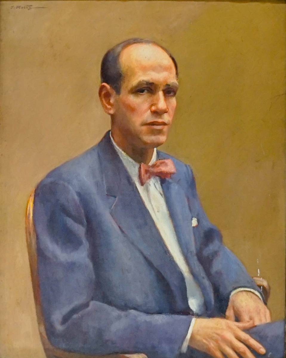 John Sloan Oil Painting Portrait by T. Holtz