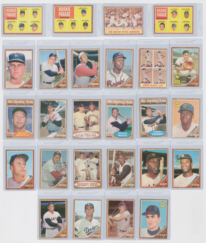 1962 Topps Baseball Complete Set 598/598
