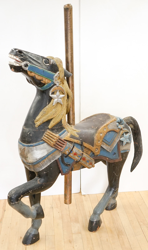Standing Wood Carousel Horse