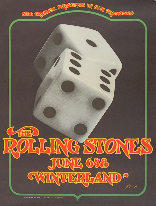 Rolling Stones Poster BG-289 2nd Printing