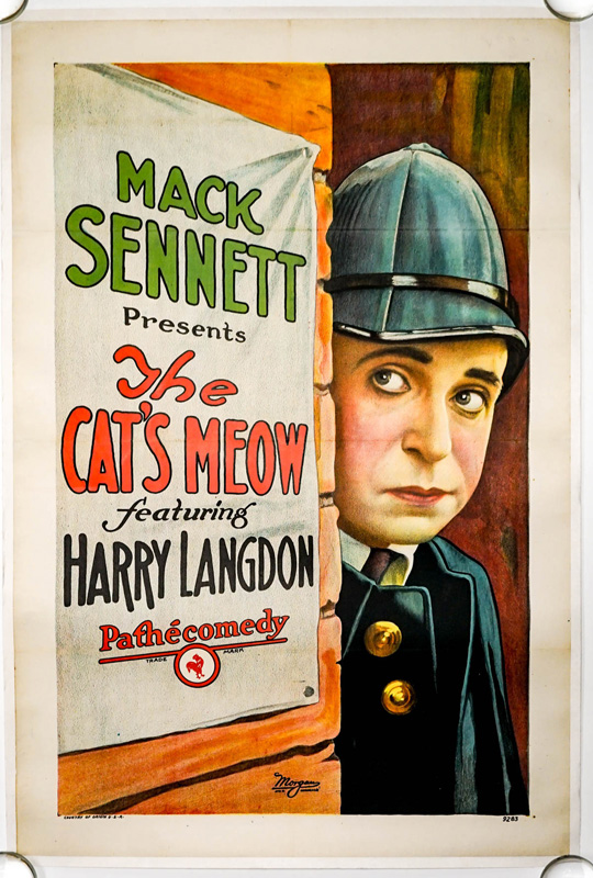 The Cat's Meow Silent Film Poster [Mack Sennett]