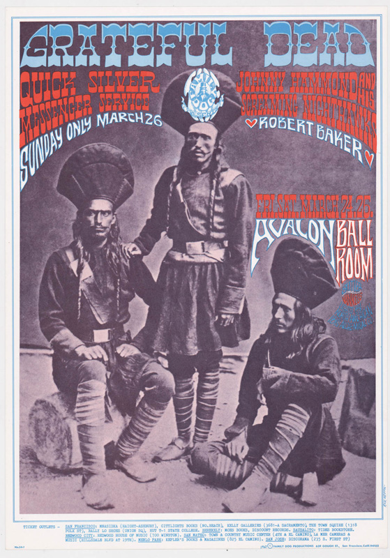 Grateful Dead Original 1967 Poster No. 54-1