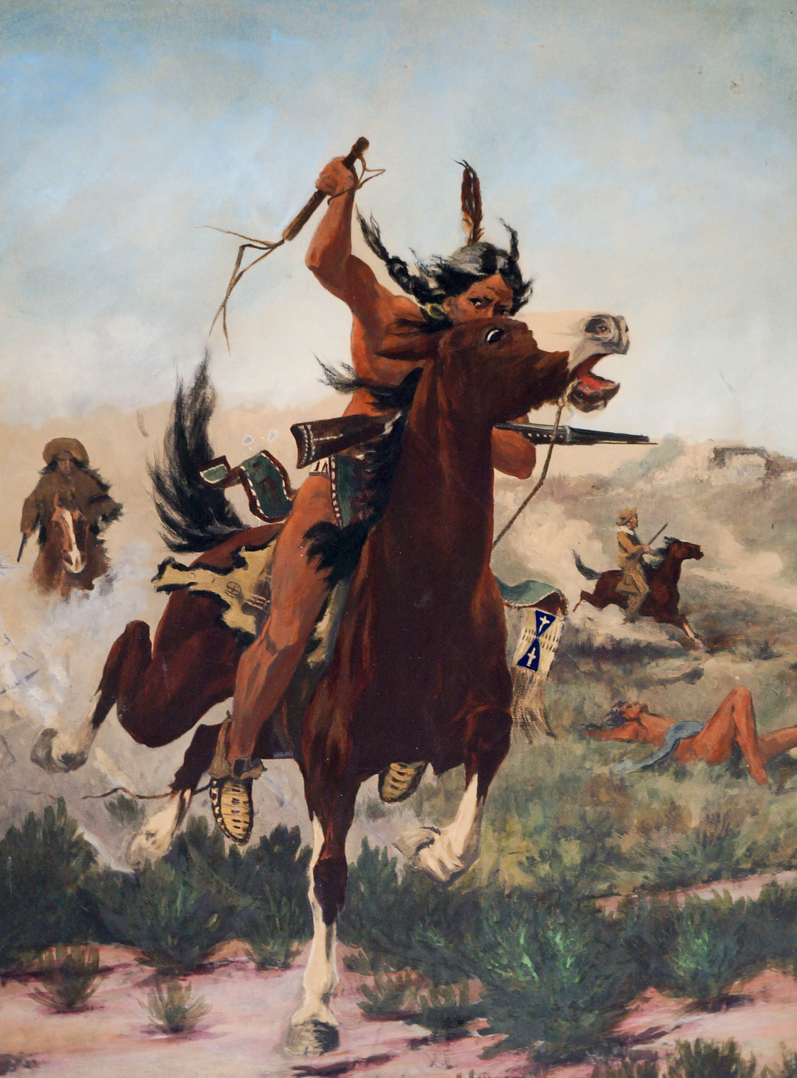 Edgar Paxson, Montana, 1852-1919, Original Artwork