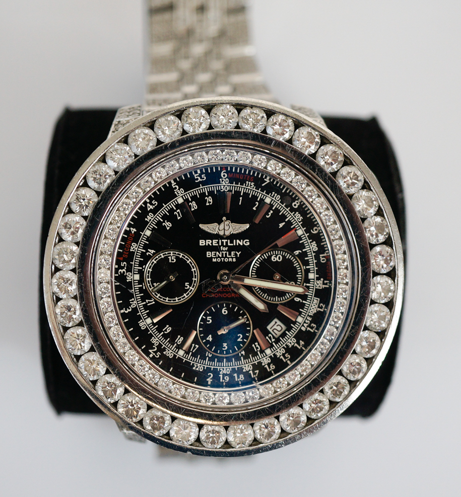 Breitling for Bentley Chronograph Wrist Watch