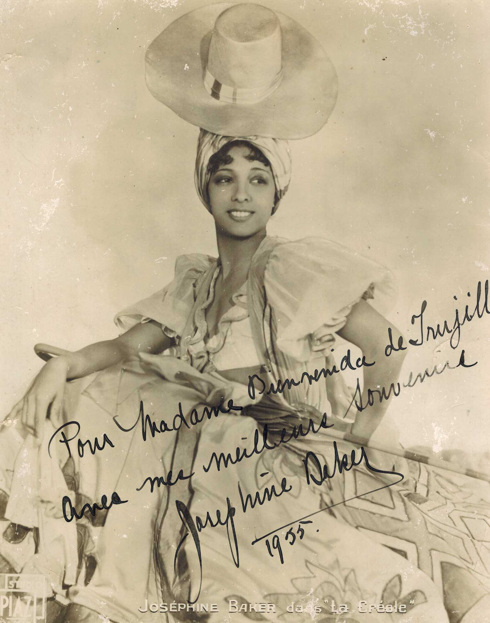 Josephine Baker Signed Photo