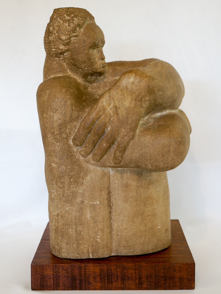 Phillip Levine, born 1931, Limestone Sculpture
