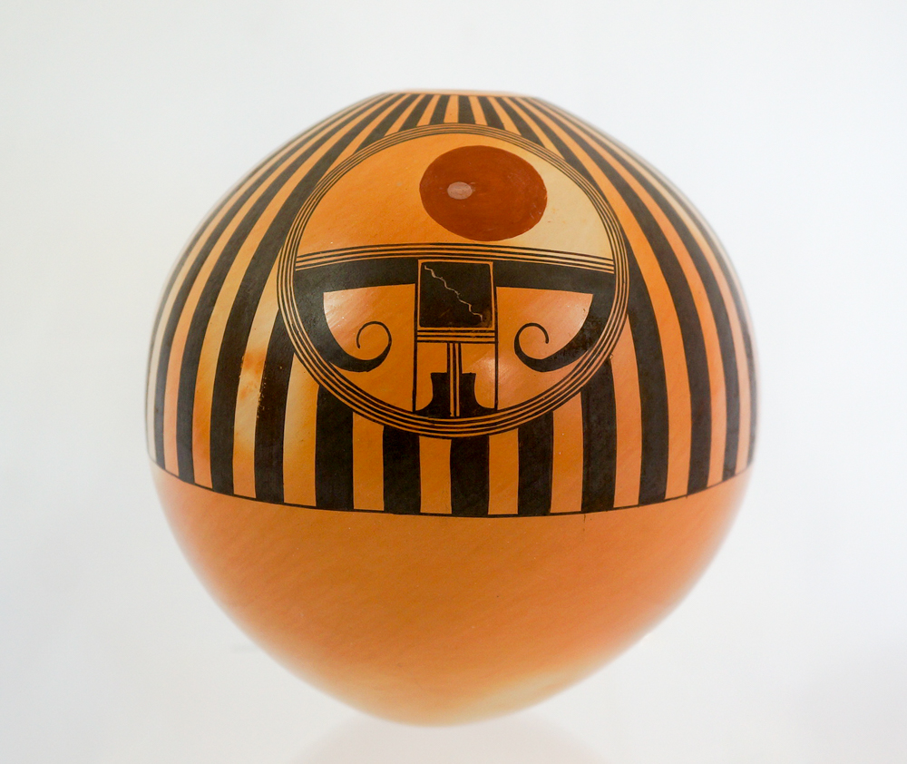 Jacob Koopee, Hopi, 1970-2011, Signed Pottery Vase