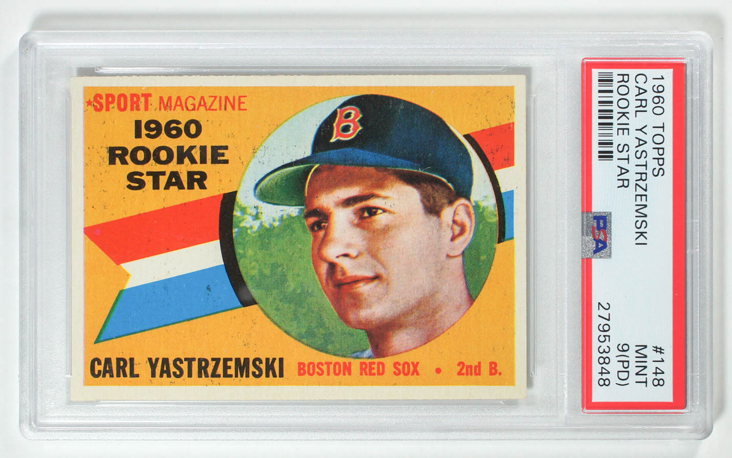 1960 Topps Carl Yastrzemski Rookie Star PSA 9 Mint