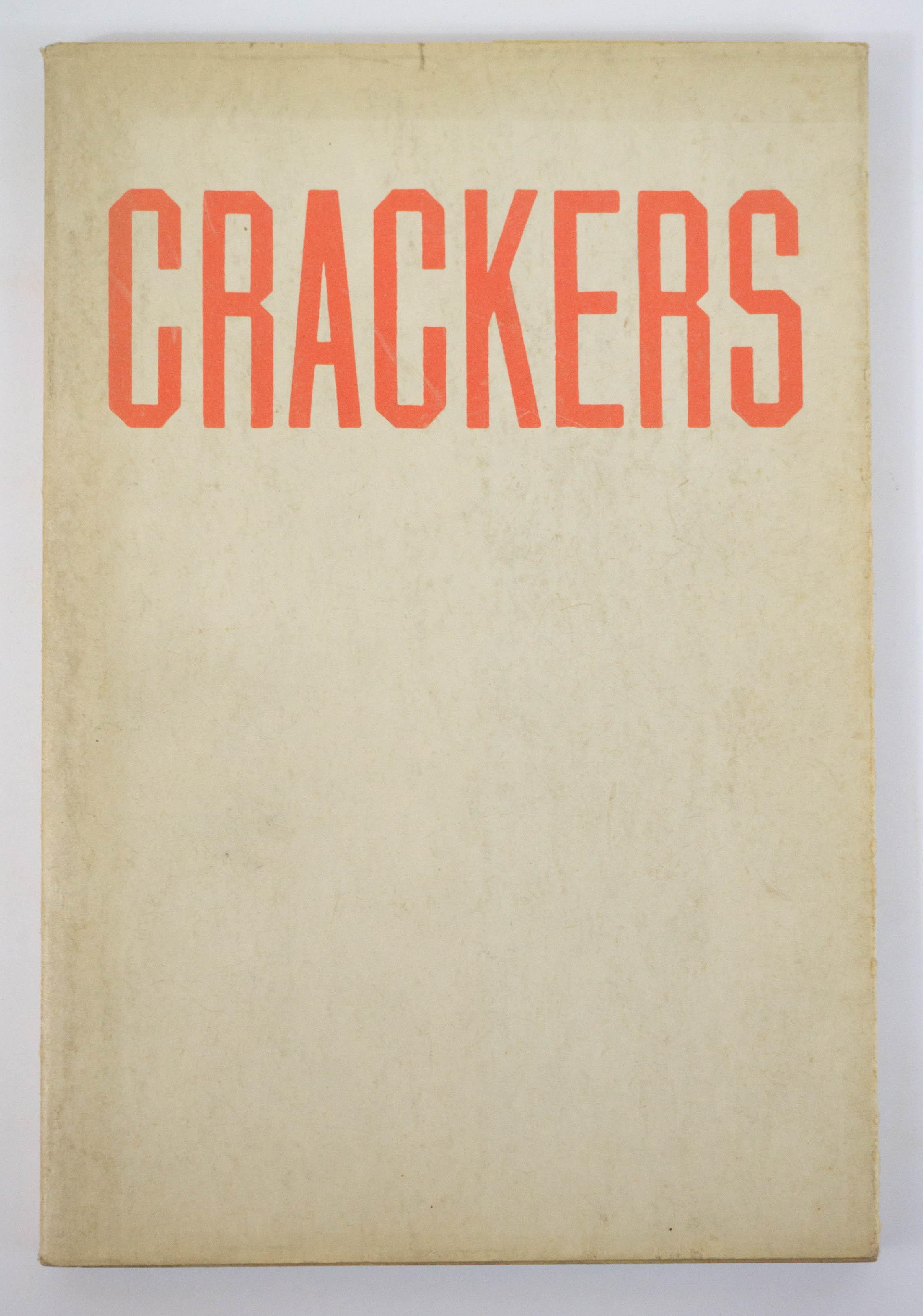 Crackers by Edward Ruscha 1969 First Edition
