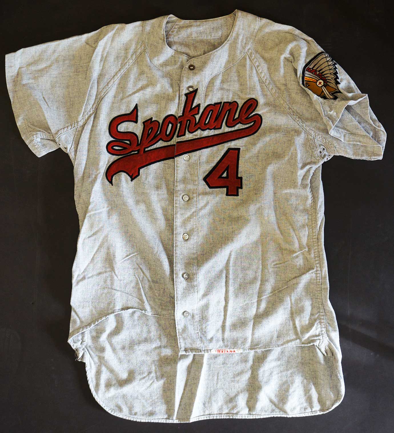 Spokane Indians Vintage Away Jersey #4