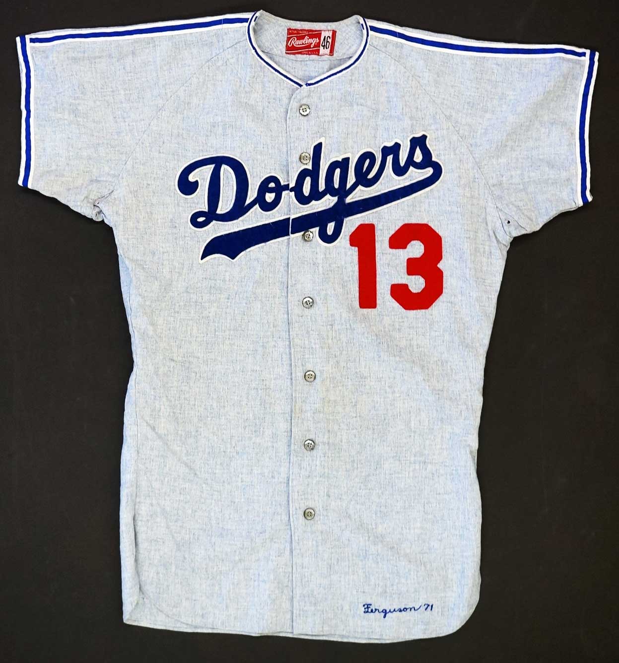 Joe Ferguson 1971 LA Dodgers Game Used Jersey