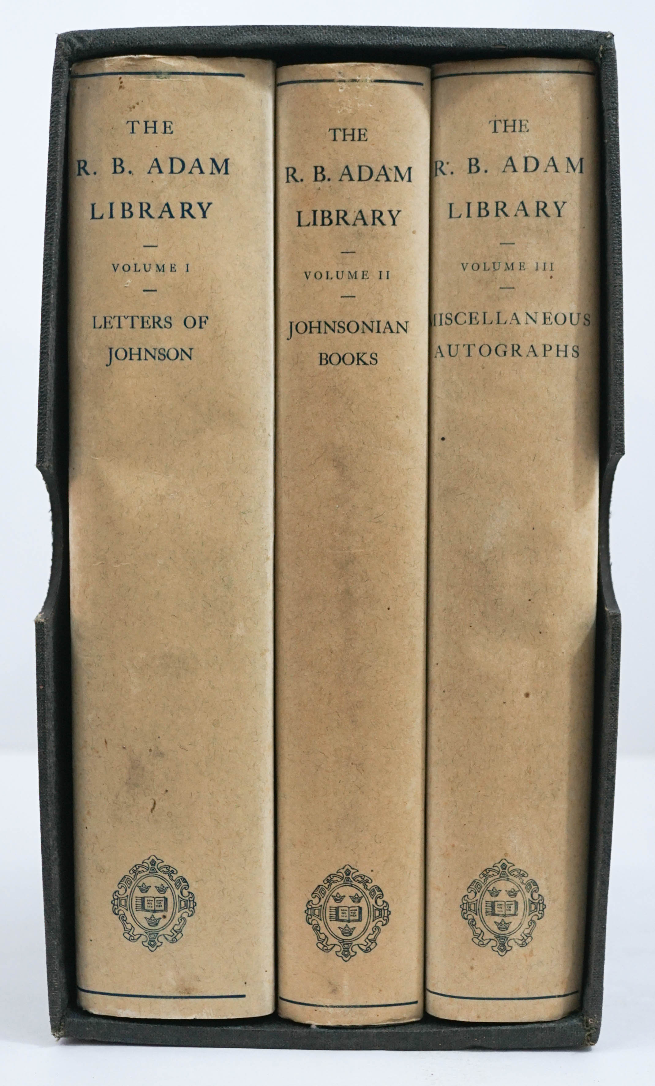 The R. B. Adam Library 3 Volumes