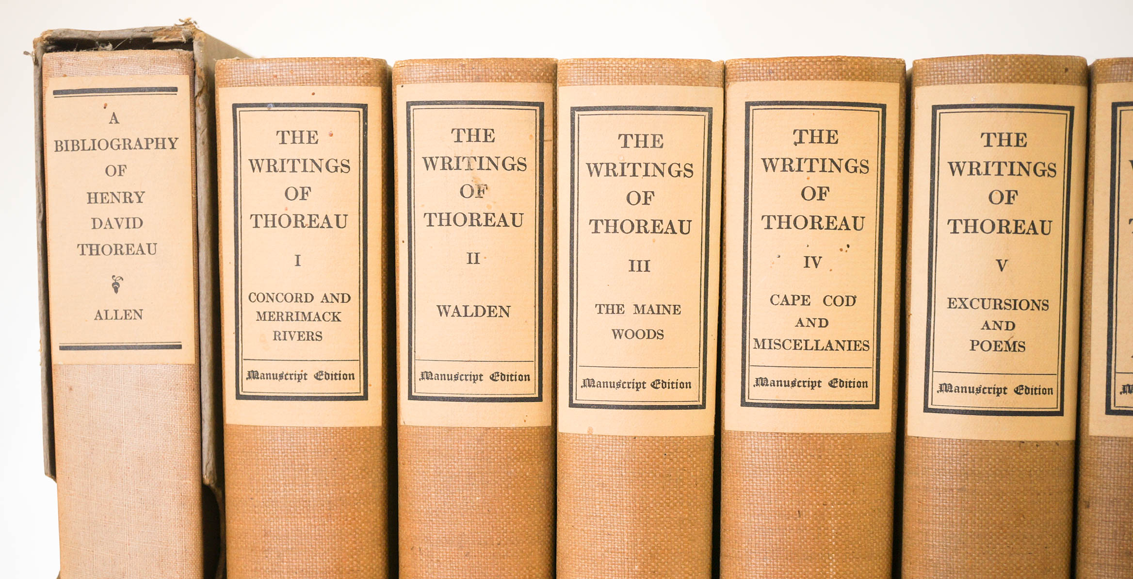 The Writings of Thoreau (20 Volumes) 1906