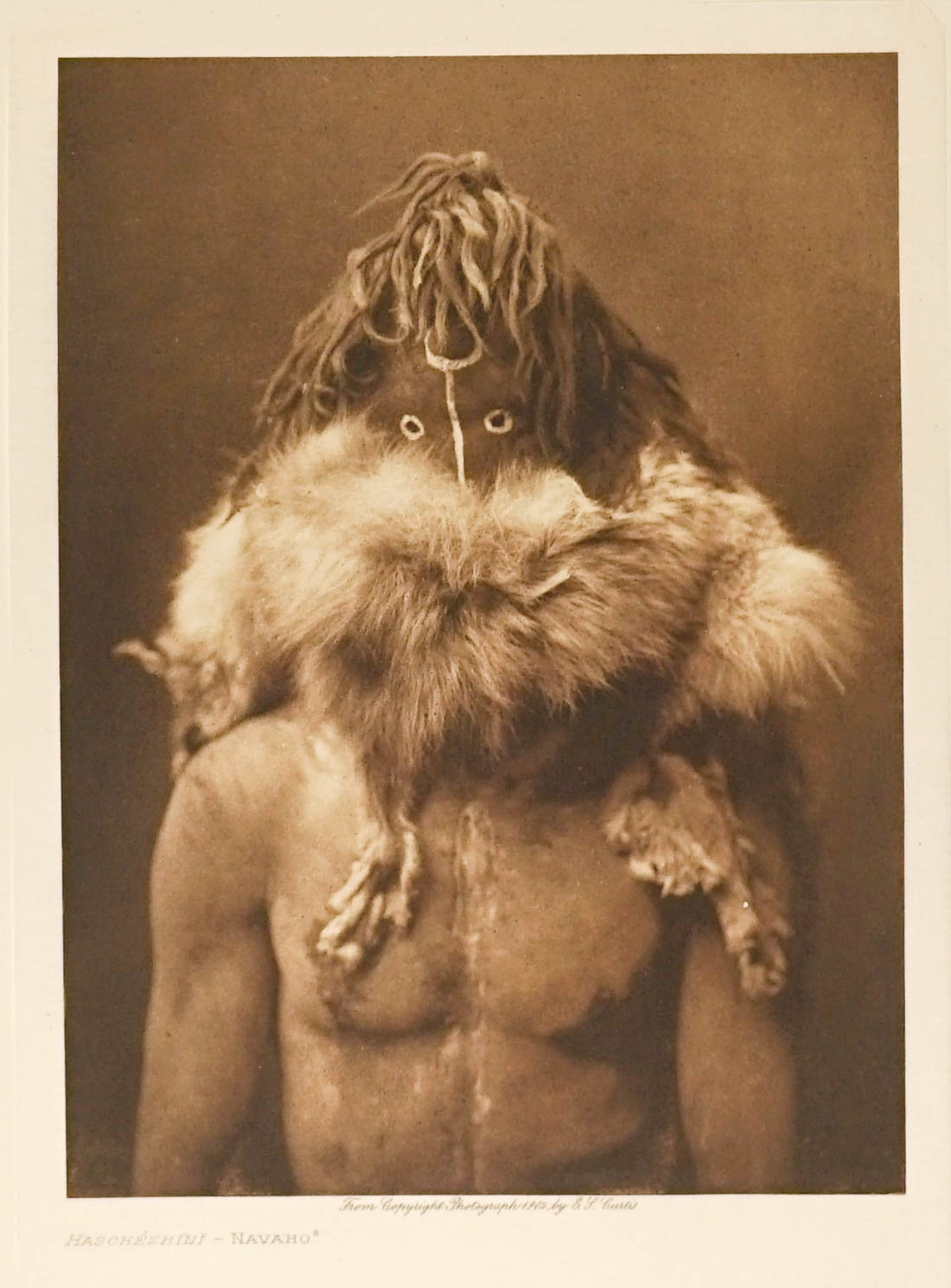 Edward Curtis Tissue Photogravure Navaho, 1904