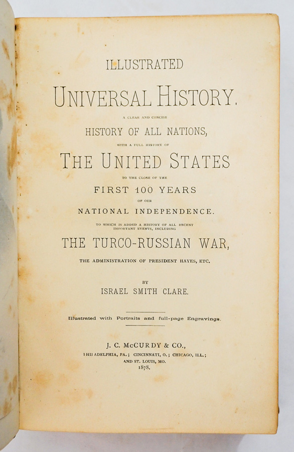 Illustrated Universal History by Israel S. Clare