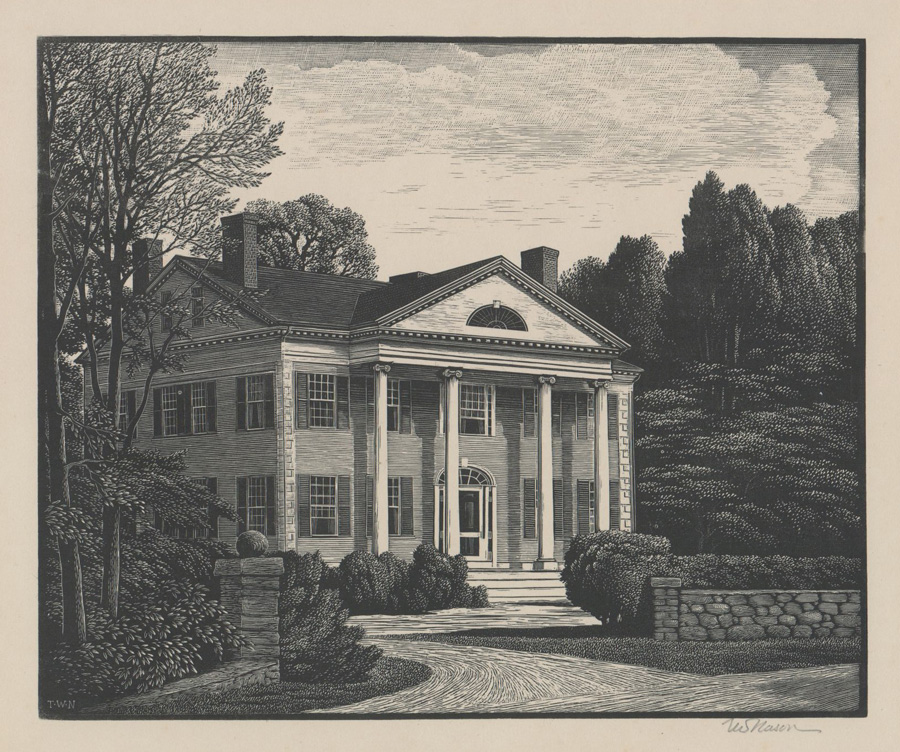Thomas Nason Wood Engraving [An American Home]