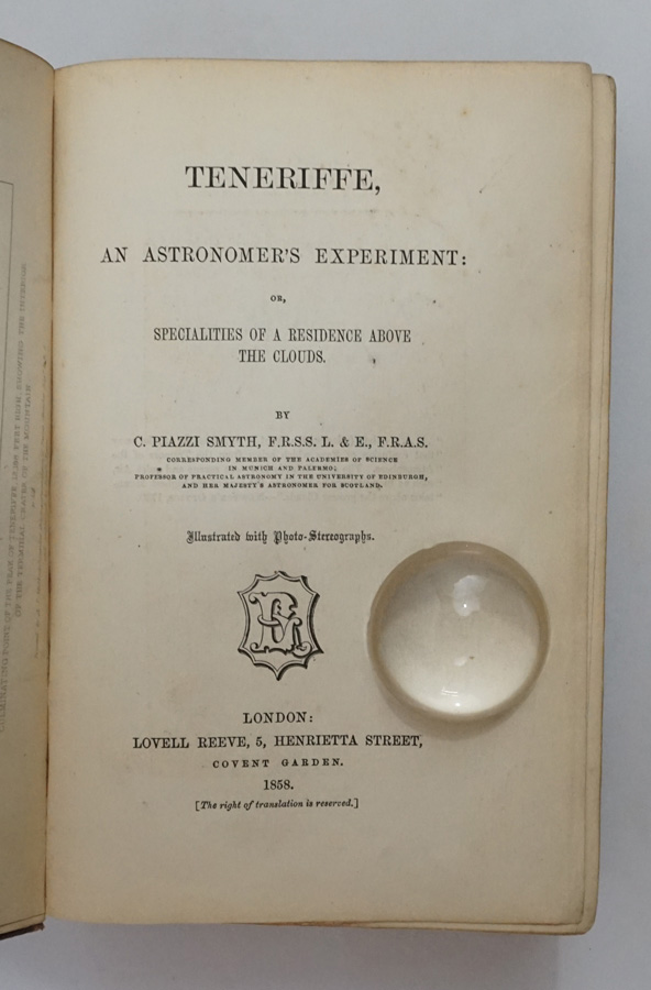 Teneriffe by C. Piazzi Smyth 1858