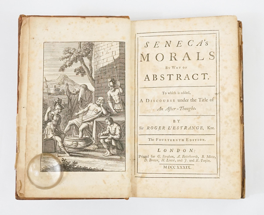 Seneca's Morals by Way of Abstract 1739