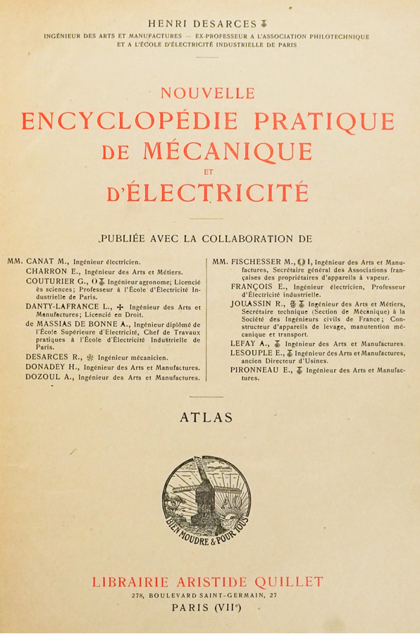 Henri Desarces Nouvelle Encyclopedie 1924