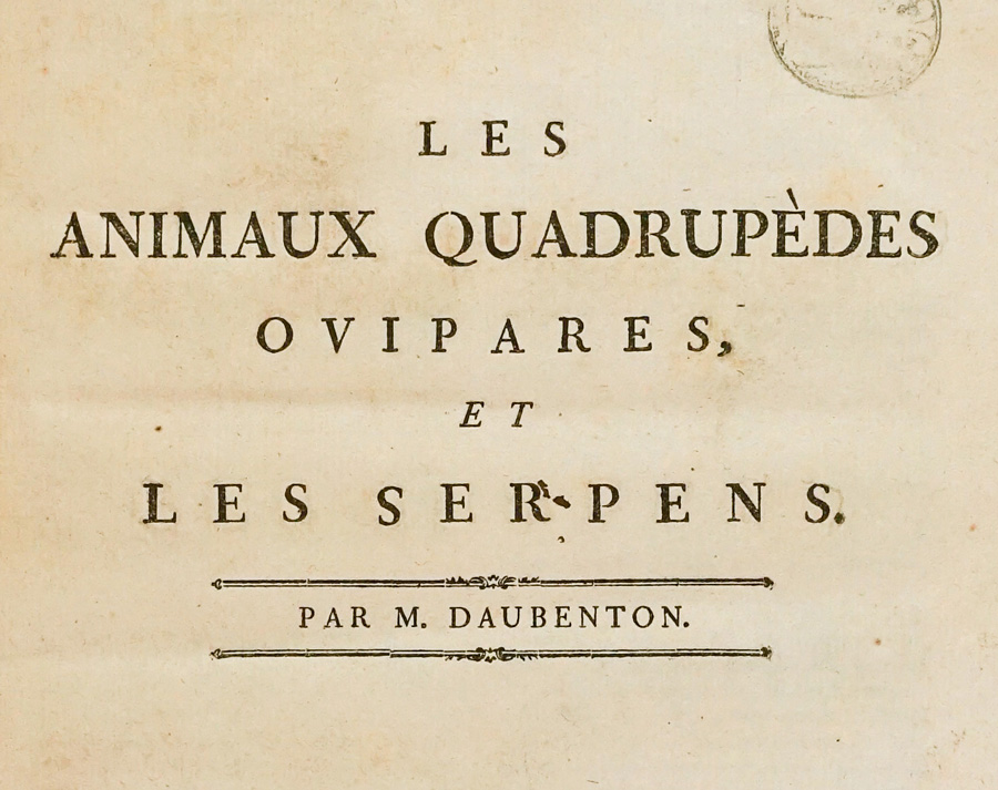 Histoire Naturelle 1781