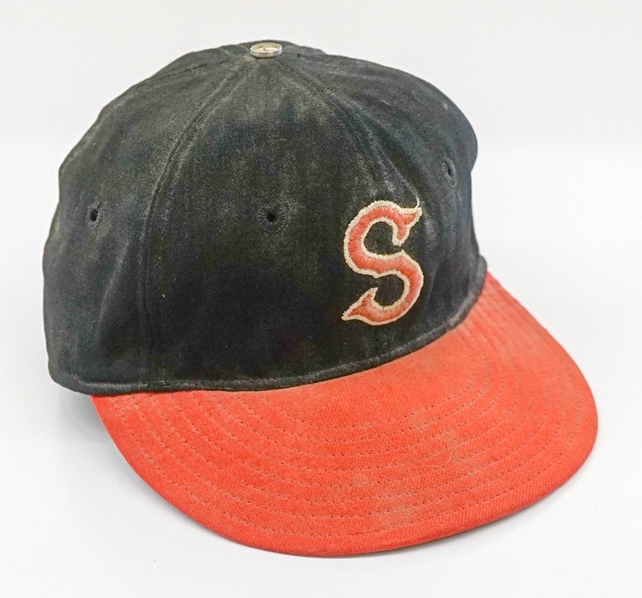 Vintage Spokane Indians Game Worn Hat