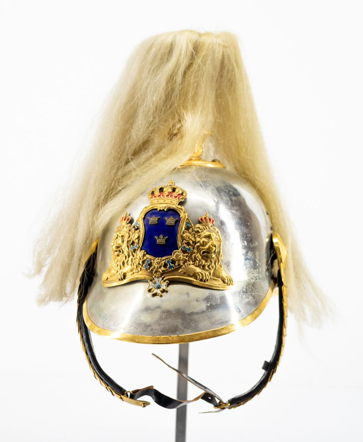 An Antique British Military Helmet