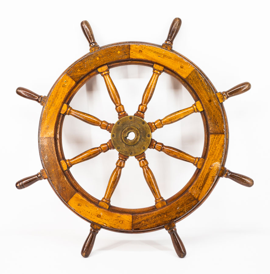 An Antique Ship's Wheel