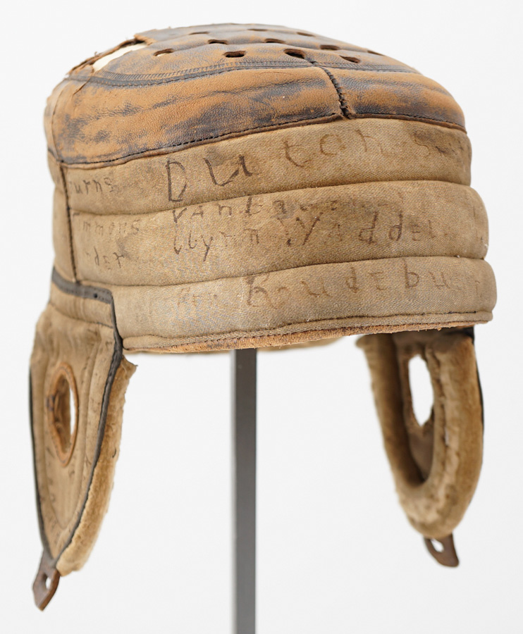 Antique Spalding Flat Top Football Helmet