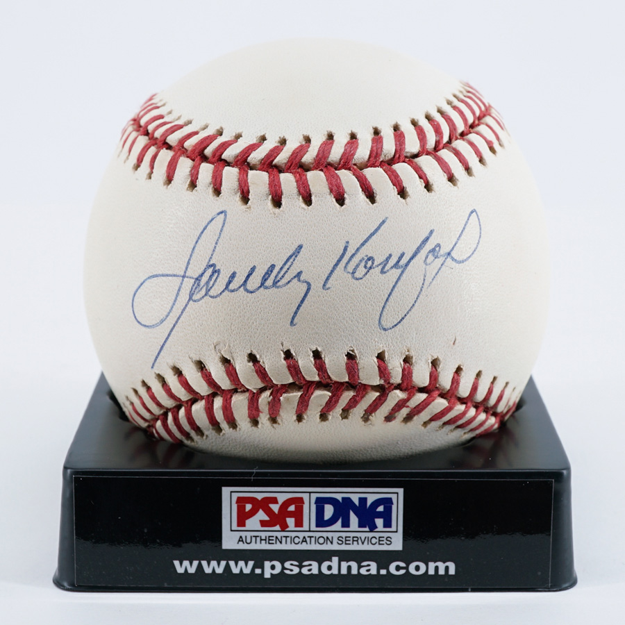 Sandy Koufax Single Signed Baseball PSA/DNA