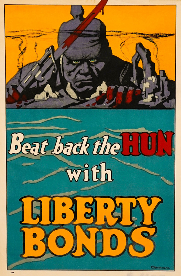 WWI Era Original Liberty Bonds War Poster
