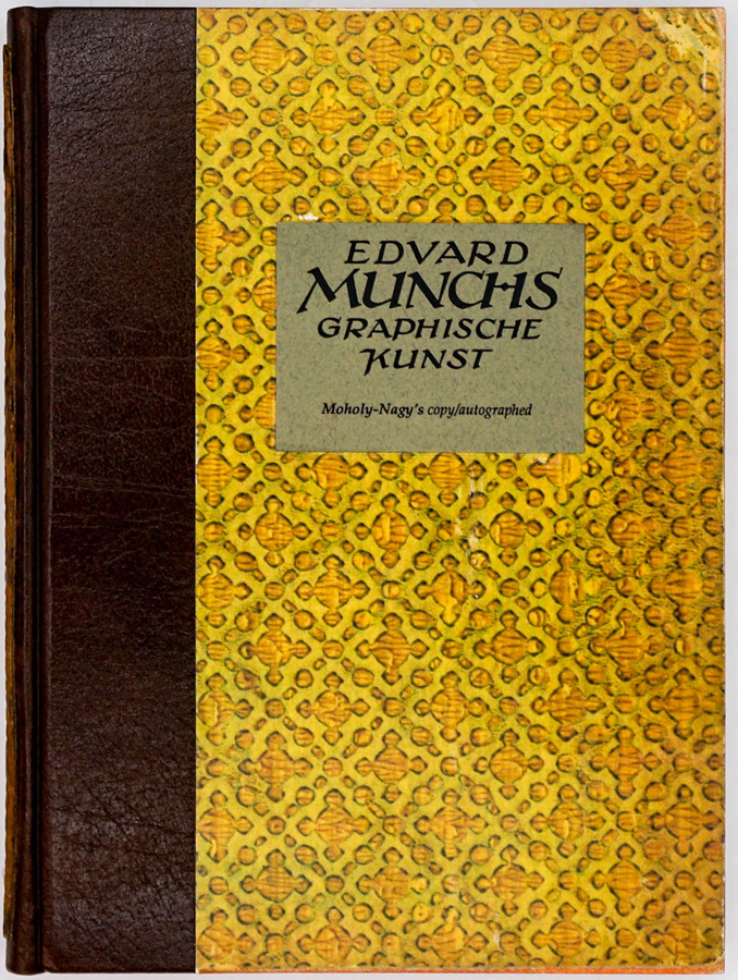 Moholy-Nagy SIGNED Edvard Munchs 1923