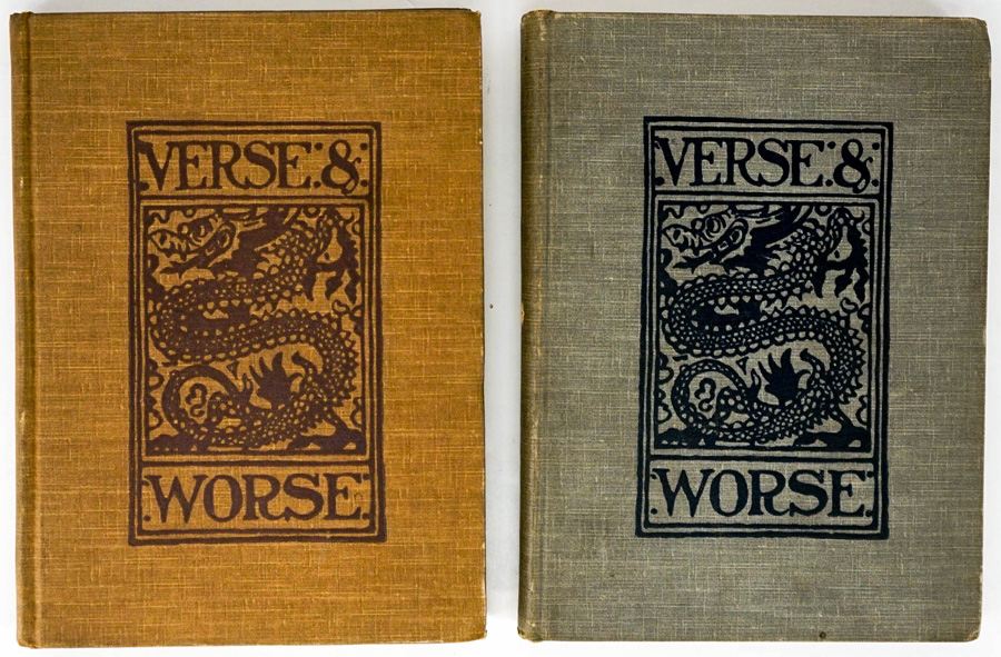 Verse and Worse by Bland 1902 (2, 1 Signed)