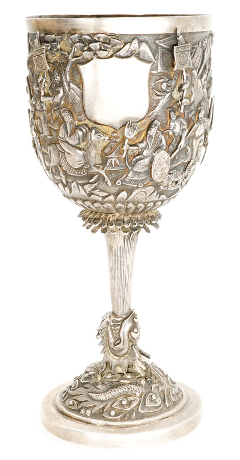 Sunshing Chinese Silver Goblet