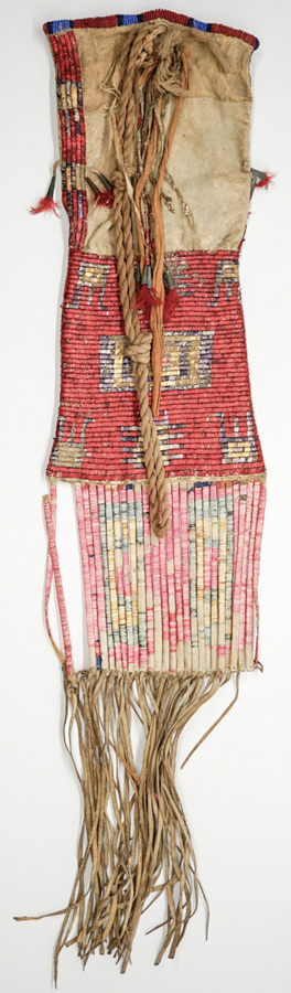 Sioux Native American Quilled Pipe Bag c.1860's
