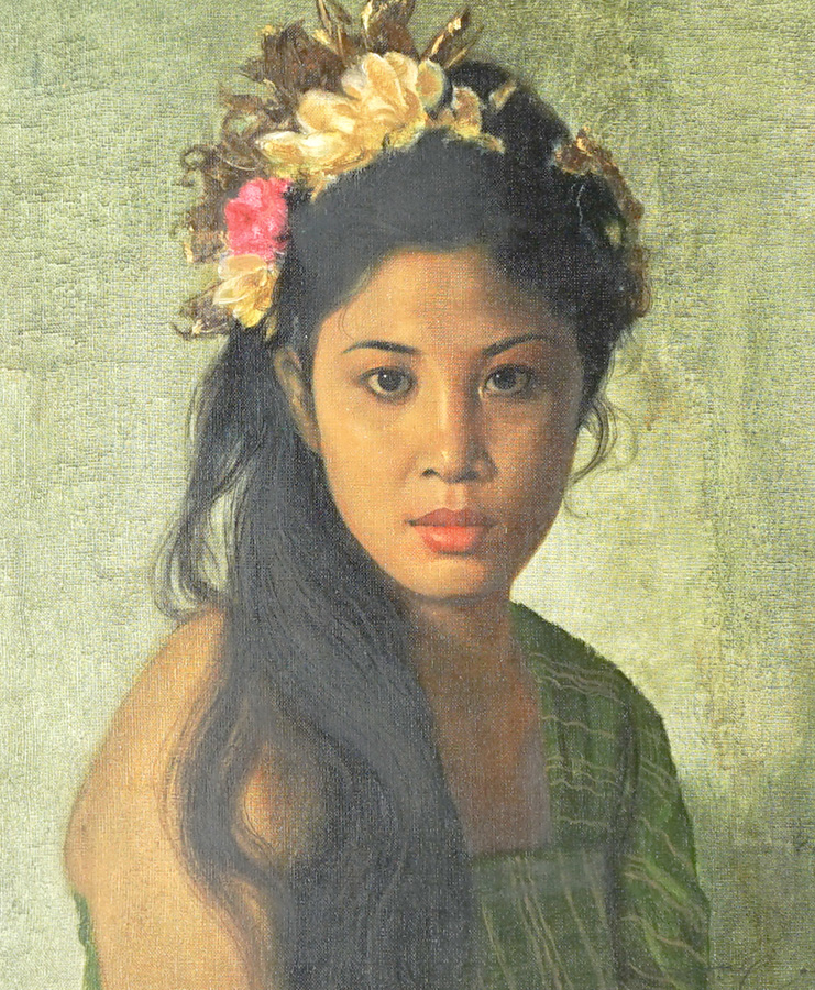 Dullah (1919-1996 Indonesia) Original Oil Painting