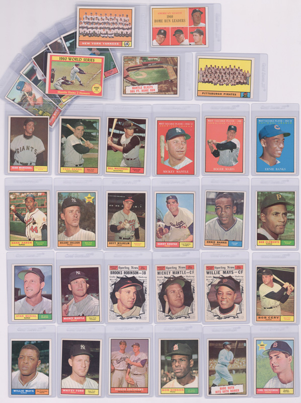 1961 Topps Baseball Complete Set 587/587