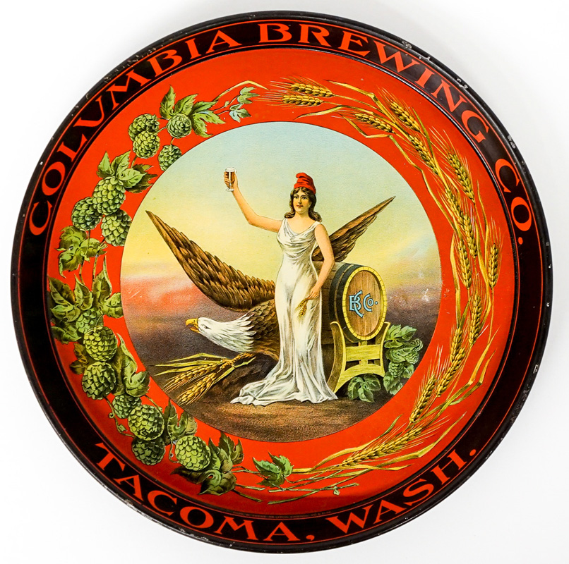 Columbia Brewing Co. Tacoma, Washington Tray