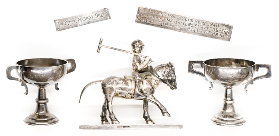 Peking Polo Club Chinese Sterling Trophies (3)