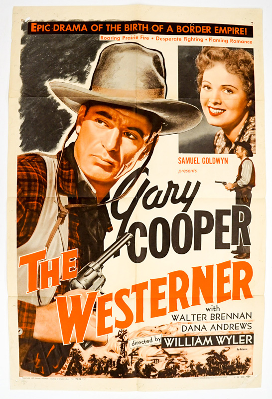 The Westerner One Sheet Movie Poster