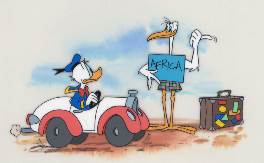 Disney Donald Duck Original Book Art
