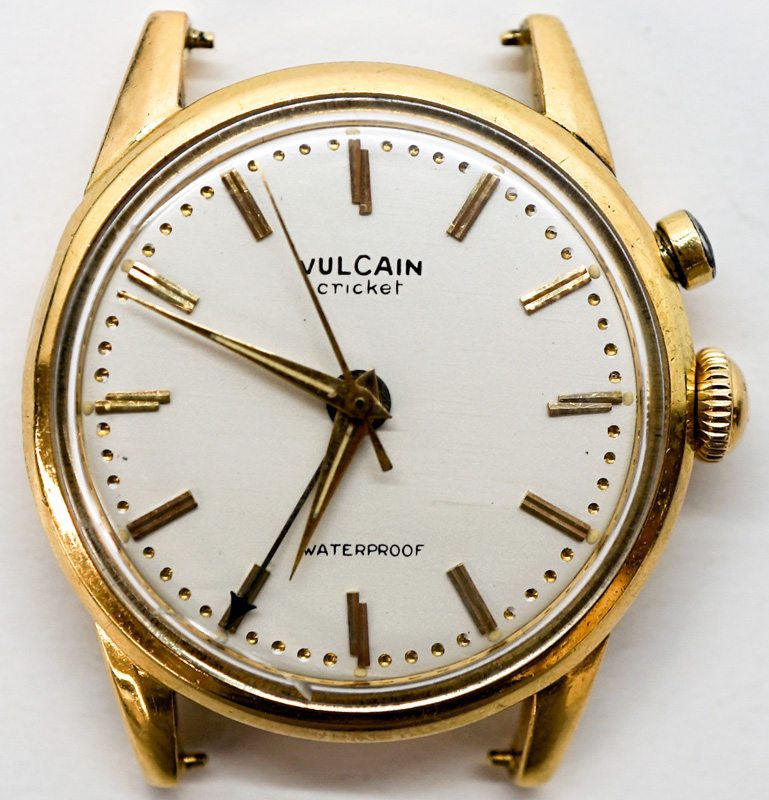 Vulcain Cricket 18k Gold Wristwatch