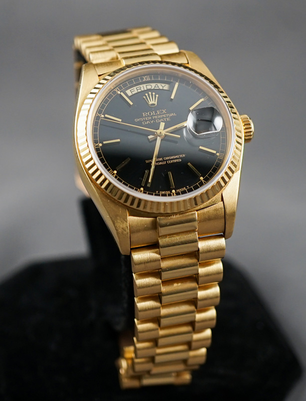 Rolex 18k Yellow Gold Oyster Perpetual Unworn